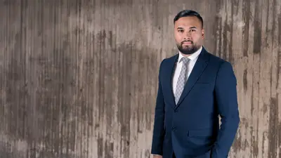 Porträtt av Tobias Pillai