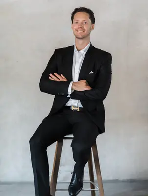 Porträtt av Douglas Salomon