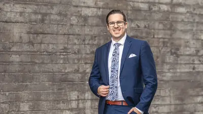 Porträtt av Christian Grsic