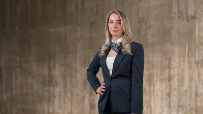 Porträtt av Albiona Qerimaj