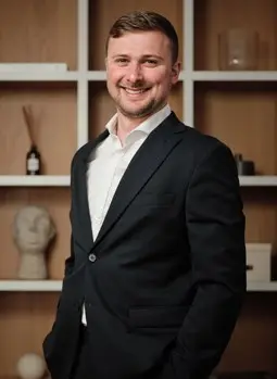 Porträtt av Oscar Melin