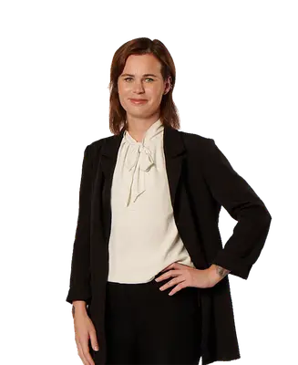 Porträtt av Evelina Stolfer