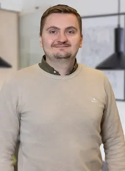 Porträtt av Oscar Gustafsson