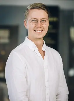 Porträtt av Edwin Östin