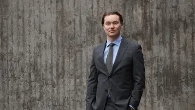 Porträtt av Victor Ahlberg