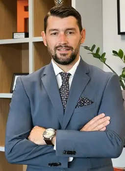 Porträtt av Milos Ristic