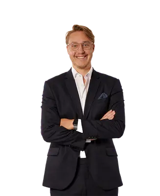 Porträtt av Albin Liljeqvist