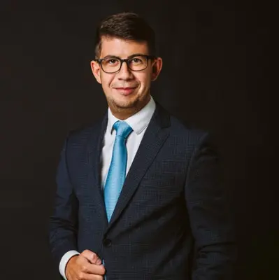 Porträtt av Emir Aljaaf