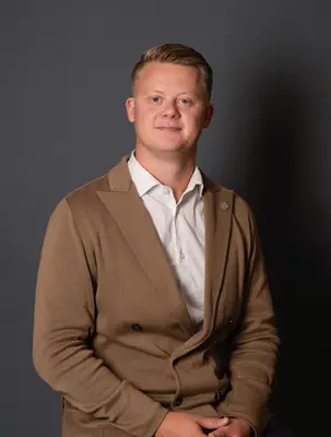 Porträtt av Victor Samuelsson