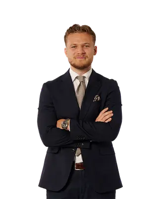 Porträtt av Axel Böös