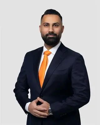 Porträtt av Basit Malik