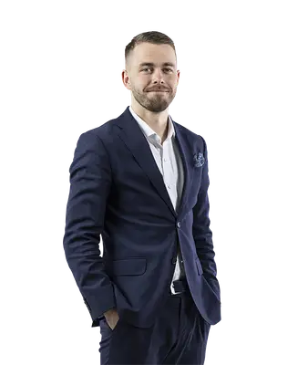 Porträtt av Edvin Hellqvist