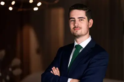 Porträtt av Andreas Charalambidis