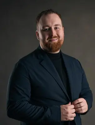 Porträtt av Adam Falk