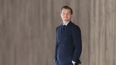 Porträtt av Benjamin Falk