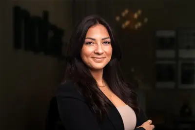Porträtt av Roxana Sabouri