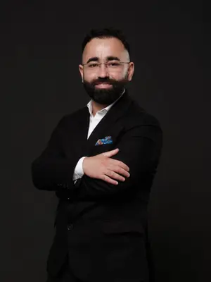 Porträtt av Nihat Taheri