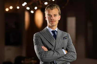 Porträtt av Lukas Larsson